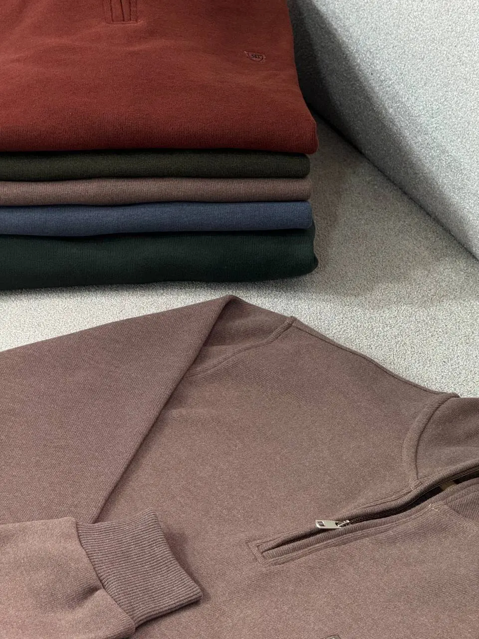 پلیور دورس مردانه جلو زیپ پیمان 1